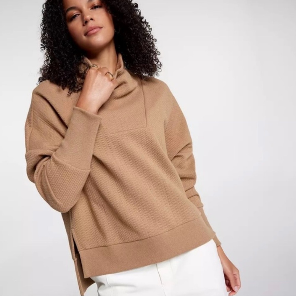 CALIA Elevate Herringbone Funnel Neck